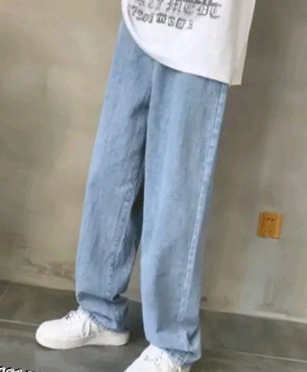 Dexylyxsh mens regular straight denim pants